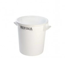Refina 321011 X-1 50L White Heavy Duty Plaster Mixing Bucket Tub